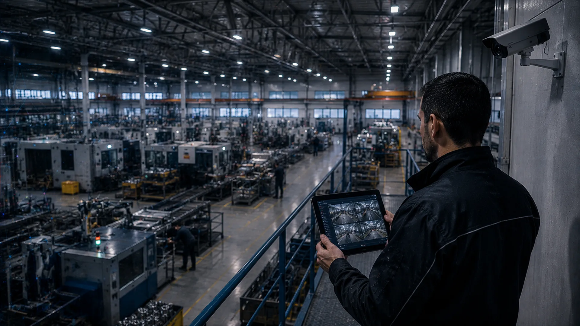 Técnico de Fox Tech realizando mantenimiento de infraestructura