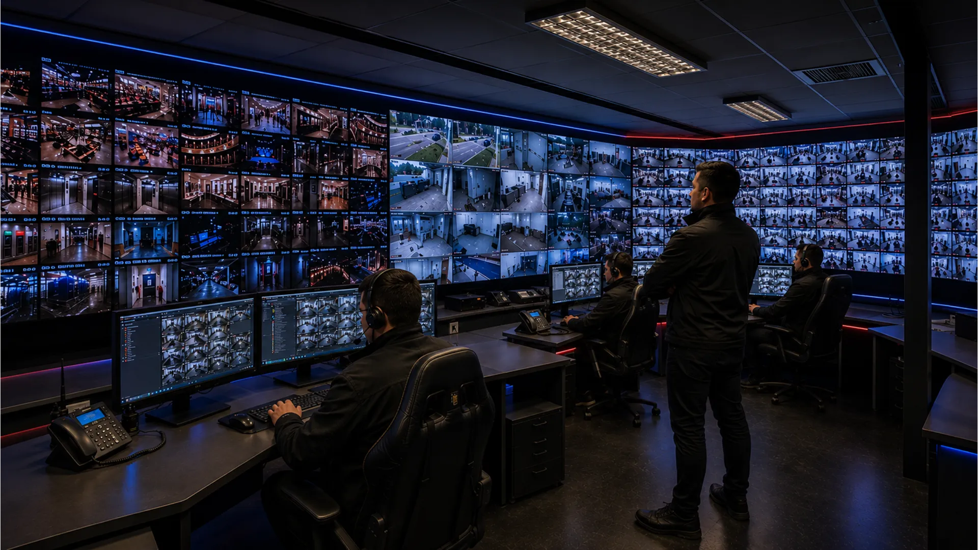 Centro de Monitoreo Principal de Fox Tech