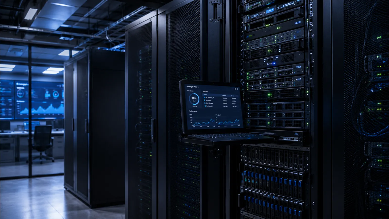 Servidores y almacenamiento de datos